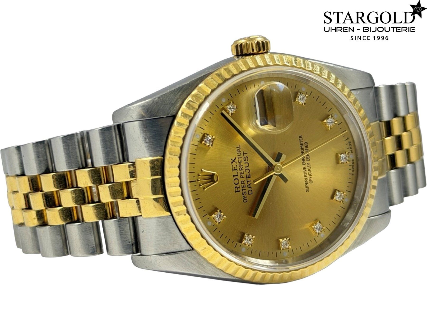 Rolex Orologi: Rolex Datejust 36 mit Diamanten - 16233 – Usato da Zürich venduto da Stargold-Uhren 2