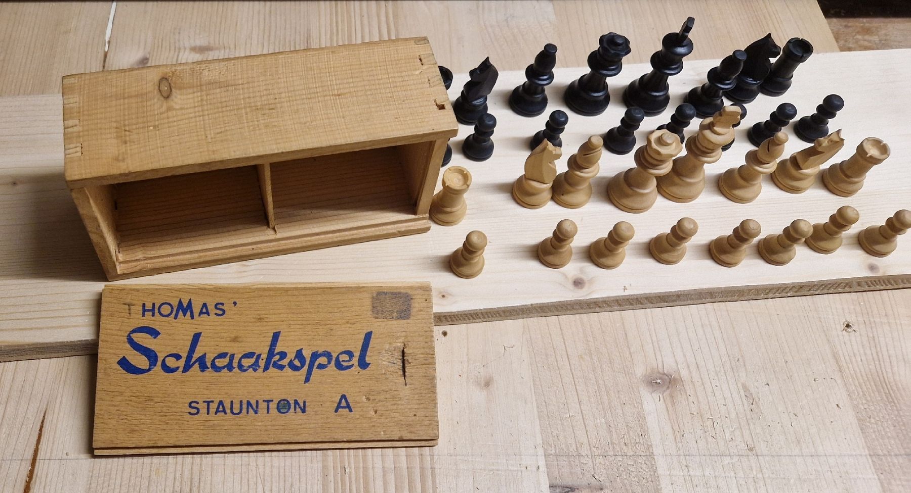 Giochi: Schachfiguren Holz Staunton – Usato da Gasel venduto da Waverider 1