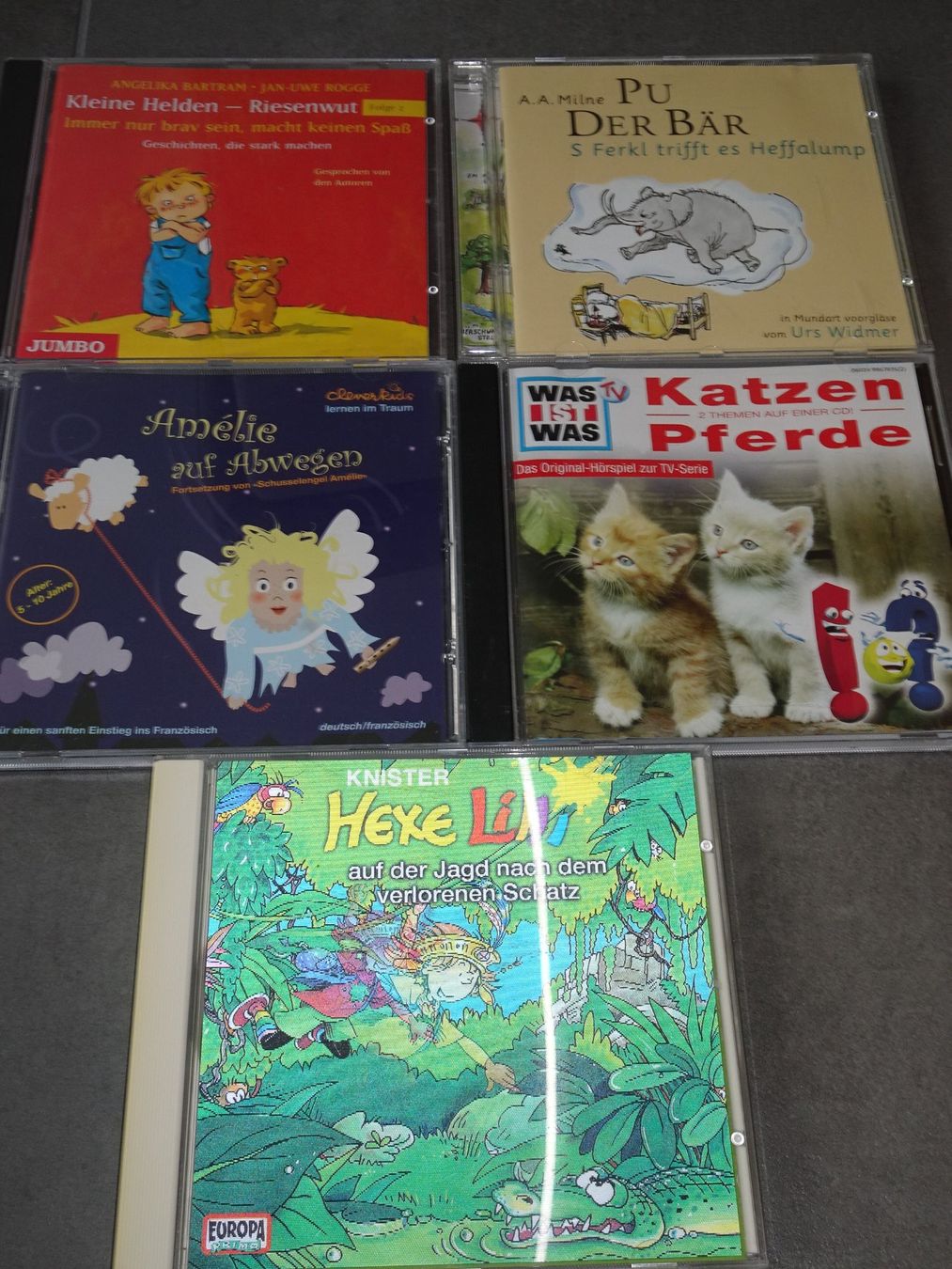 CD: Kinder Hörspiele CD Sammlung, 5 Stk. – Usato da Bassersdorf venduto da Brilliance 1