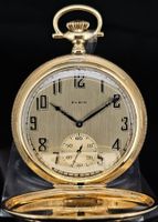 Elgin Vintage Taschenuhr aus 14 Karat Gold Jahr 1920