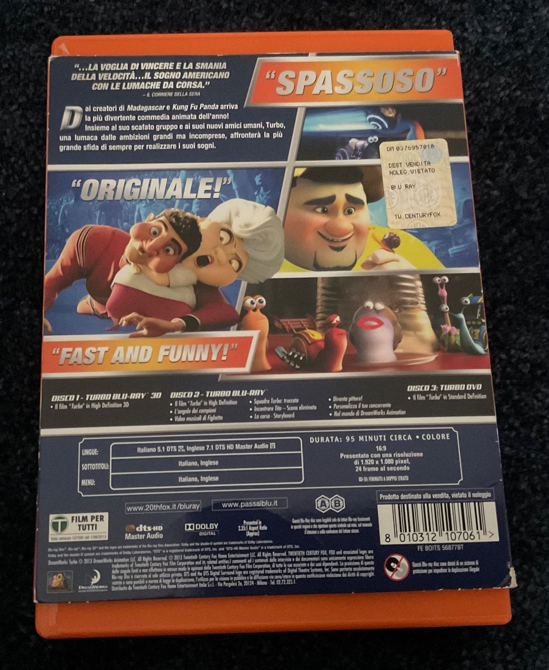 Alle DVDs: DVD TURBO Deluxe Edition – Gebraucht aus Küsnacht ZH von Haus65 1