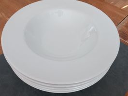 5x ASA SELECTION POZELLAN TELLER/ PASTA SUPPEN, SALAT