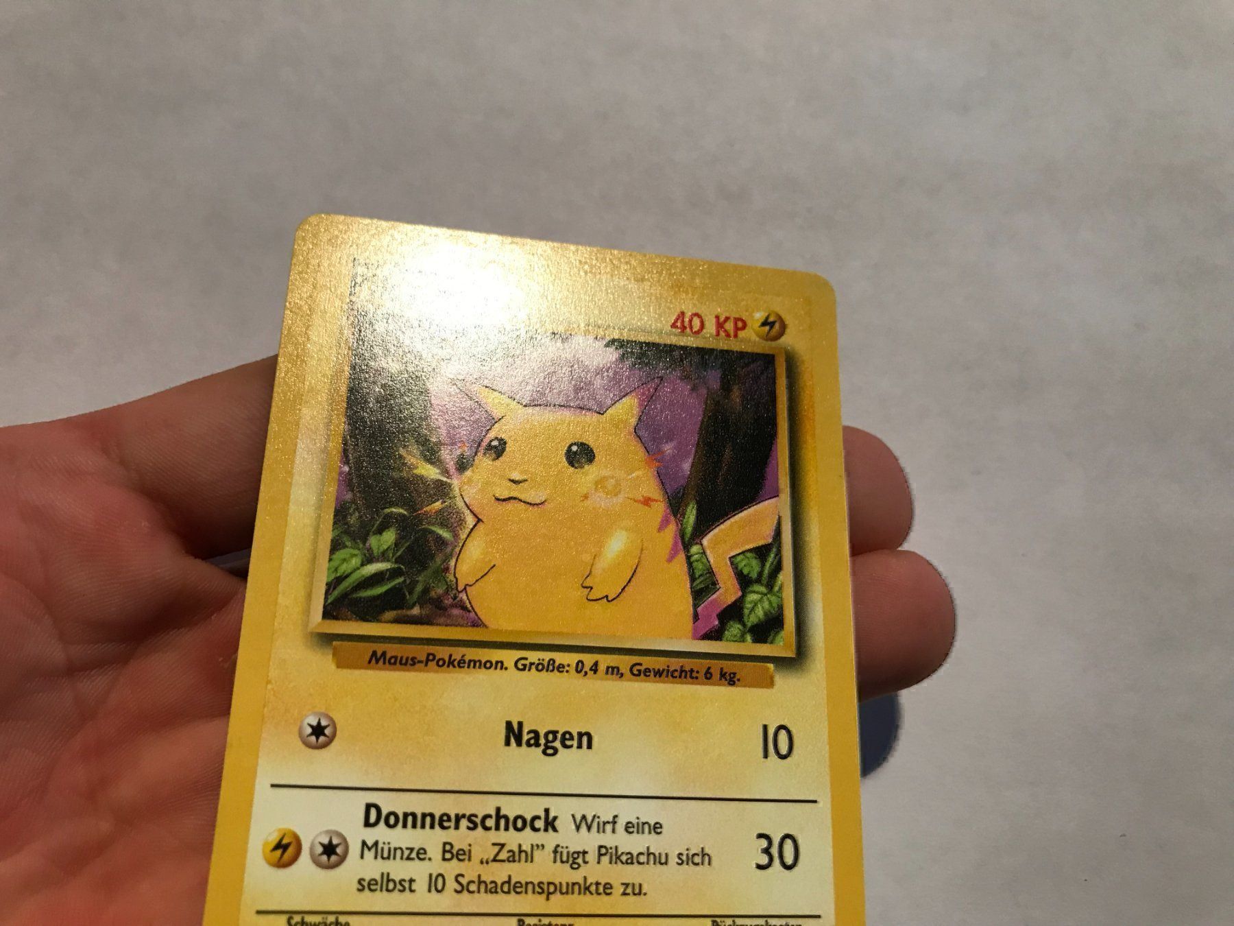 Pokémon Carte collezionabili: Pikachu Base Set DE – Usato da Hagendorn venduto da Pokecollectorch 2