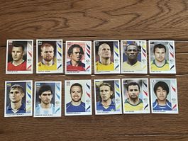 Fussball Sticker 14 Stk. Panini WM 2006 diverse Spieler gute