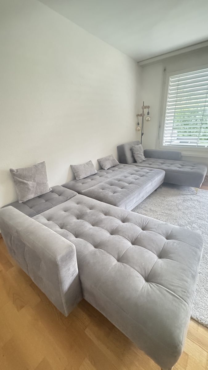 Divani: 5 Seater U-Shaped Modular Velvet Sofa – Usato da Stallikon venduto da F_K_25 2