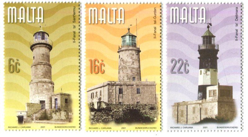 Tutti i francobolli: Briefmarken "Leuchttürme". Malta – Nuovo e nell'imballaggio originale da Basel venduto da Butsch5