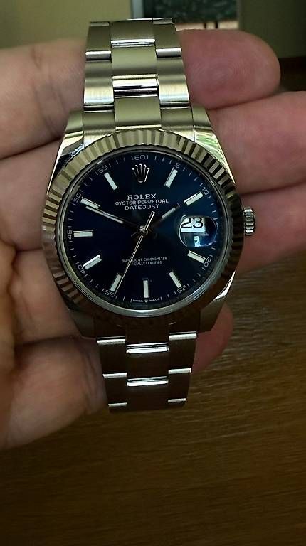 Rolex Orologi: Rolex Datejust 41 Ref. 126334 Blaues Zifferblatt Full Set – Usato da Au ZH venduto da Vascorossi79 1