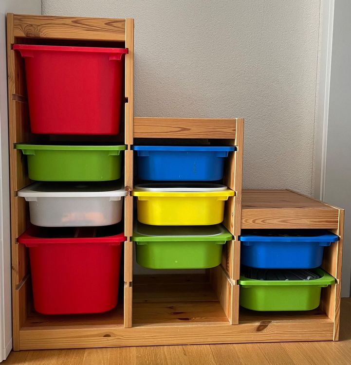 Ikea Kinderzimmer Regal Trofast inkl. Kisten Kaufen auf Ricardo