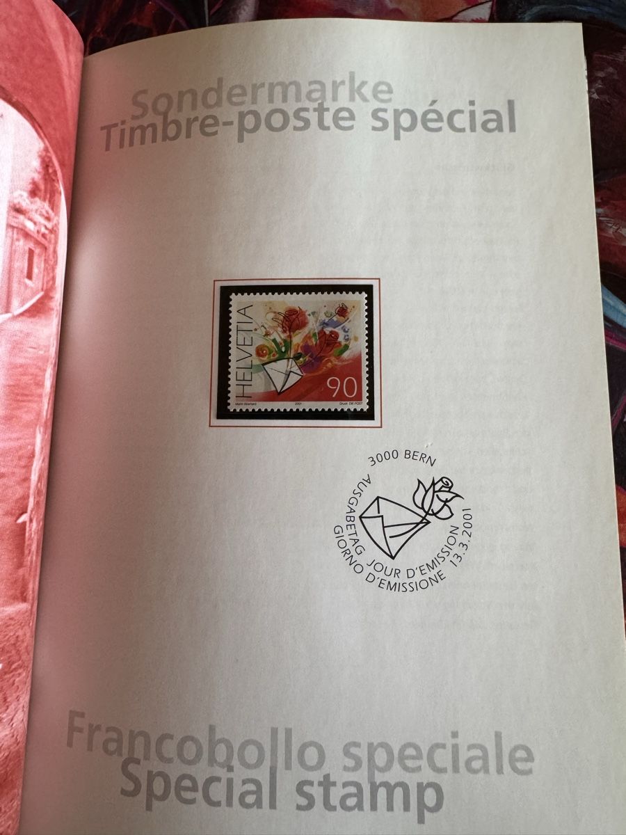 Alle Briefmarken: Schweizer Briefmarken Jahrbuch 2001 komplett postfrisch – Gebraucht aus Leutwil von Jaxon_withXx 3