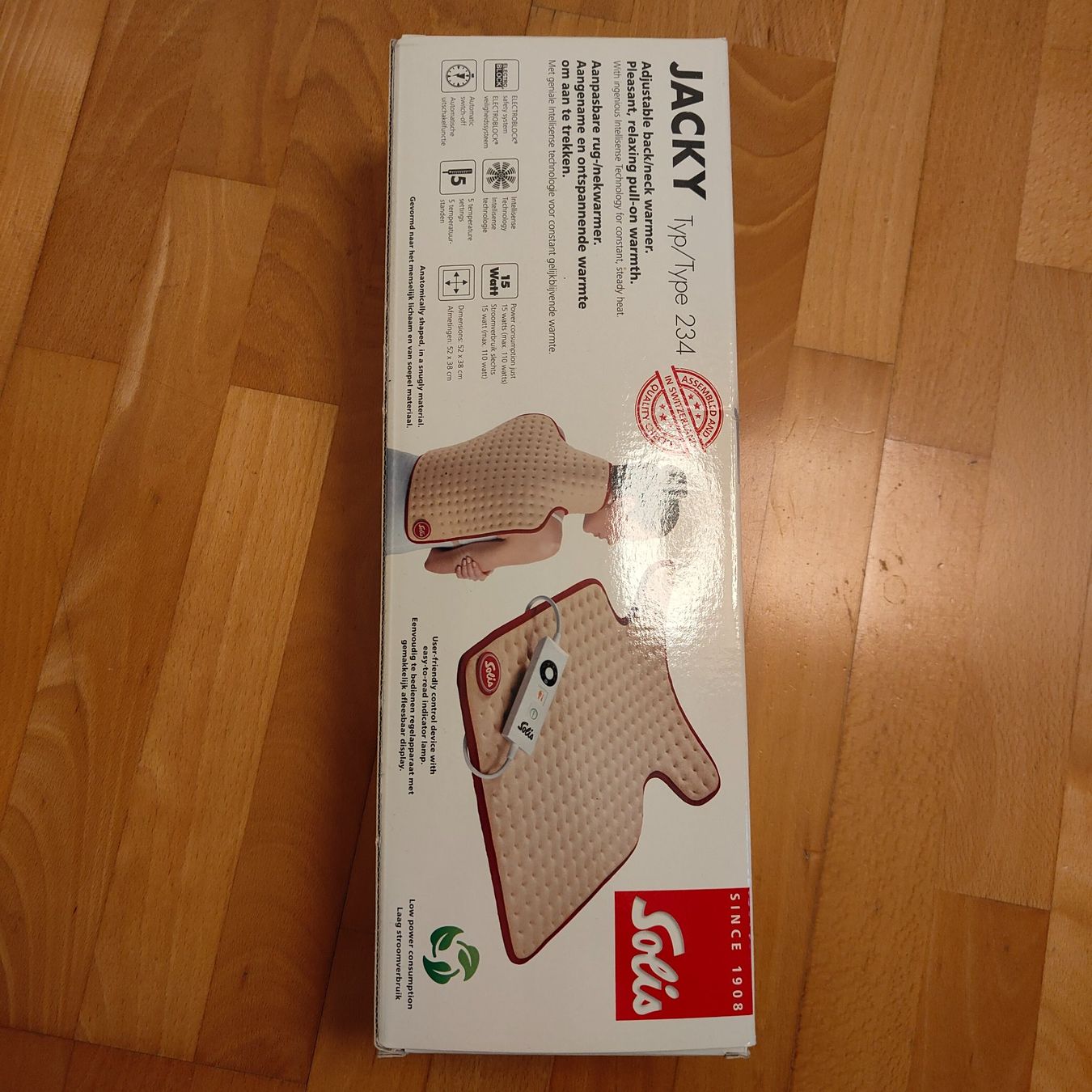 Solis Kissen: Coussin gilet chauffant type 234 Jacky Solis – Neu und originalverpackt aus Nyon von aar_g6pl 6