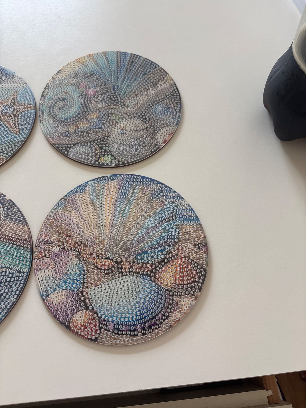 Bastelsets: Untersetzer Diamond Painting Meer – Neu (gemäss Beschreibung) aus Amriswil von SCHLOSSGEISTLI 2