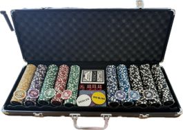 Pokerkoffer ca. 500 Chips
