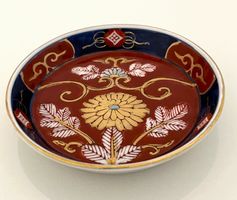 🌸 Assiette Imari Japonaise Vintage Peinte Main 10 cm ✨