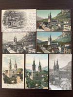 GLARUS Kirche / Stadtkirche, 7 Ansichtskarten