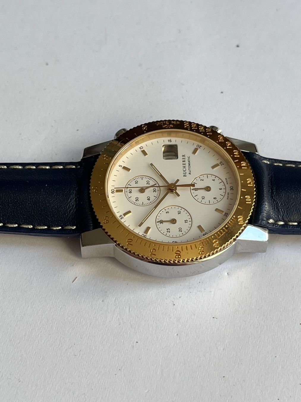 Bucherer Orologi: Bucherer Automatic Chronograph NOS – Nuovo (secondo la descrizione) da Worblaufen venduto da chronyves 2
