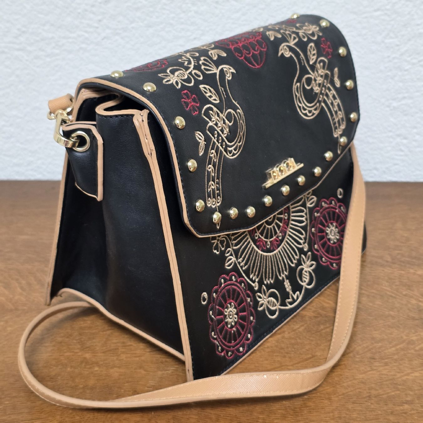 Borse da donna: Handtasche, neuwertig, mit Vogelmuster – Nuovo (secondo la descrizione) da Rheinsulz venduto da Gilea 2