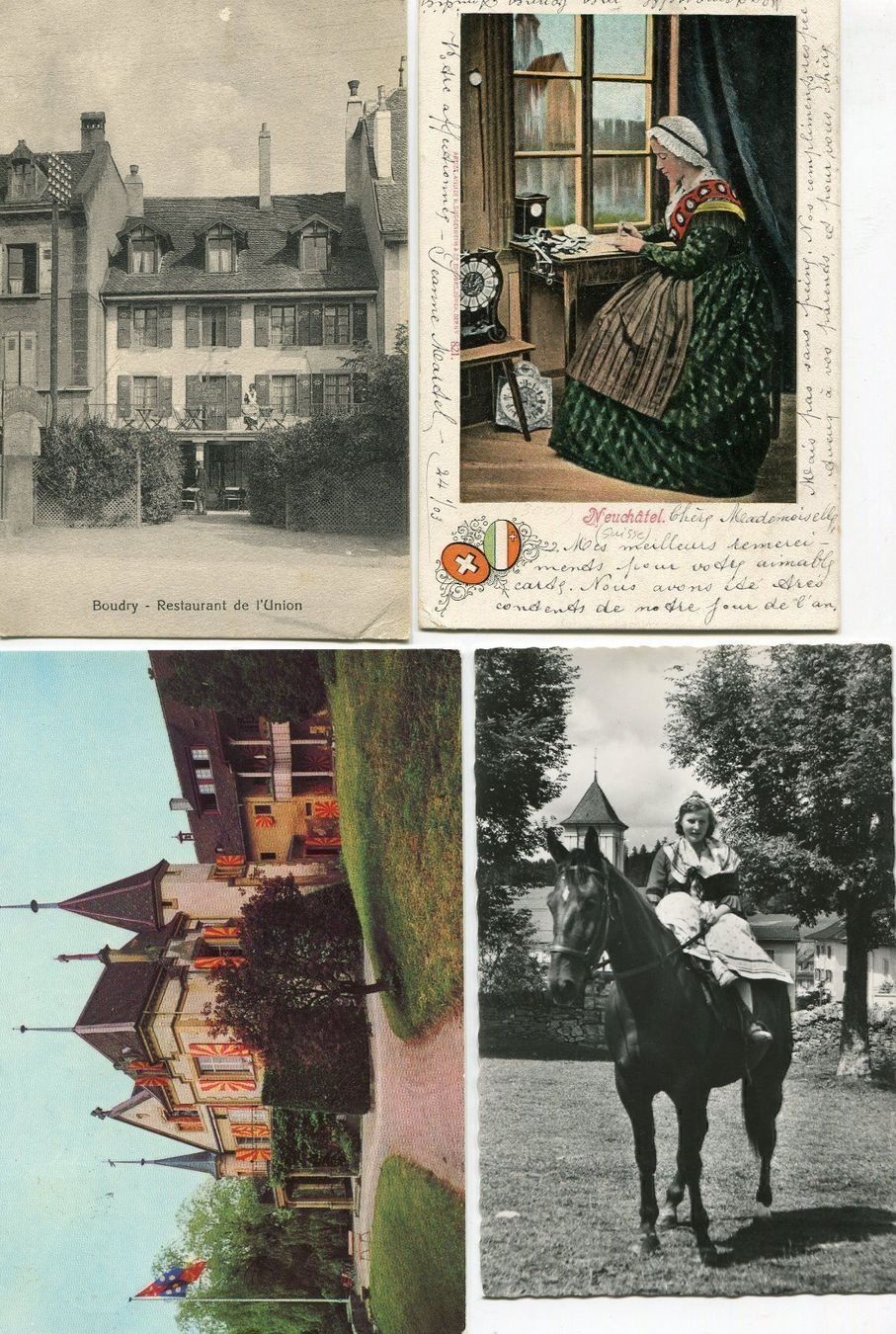 Cartoline postali: 11 Ansichtskarten Neuenburg – Usato da Röthenbach i. E. venduto da Heureka5 1