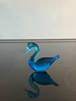 Schwan Glas türkis Eneryda Schweden 60er Jahre