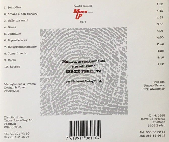 CD: Sergio - Indiscriminatamente – Usato da Grüningen venduto da azulverde 1