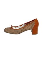 Miu Miu Woven Leather Sandale mit Absatz EU 39 Mehrfarbig