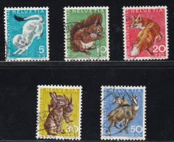 Timbres suisses Pro Juventute 1966