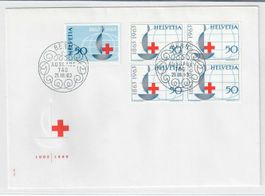 100 Jahre Rotes Kreuz Combo FDC