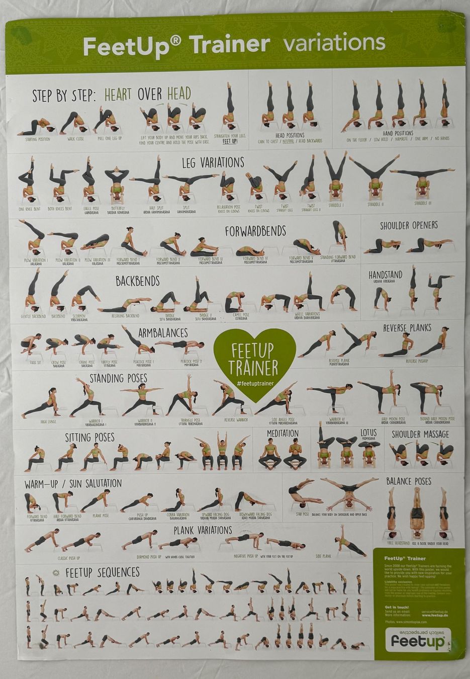 Hometrainer: Feet up Trainer mit Poster – Nuovo (secondo la descrizione) da Winterthur venduto da pinkorange07 3