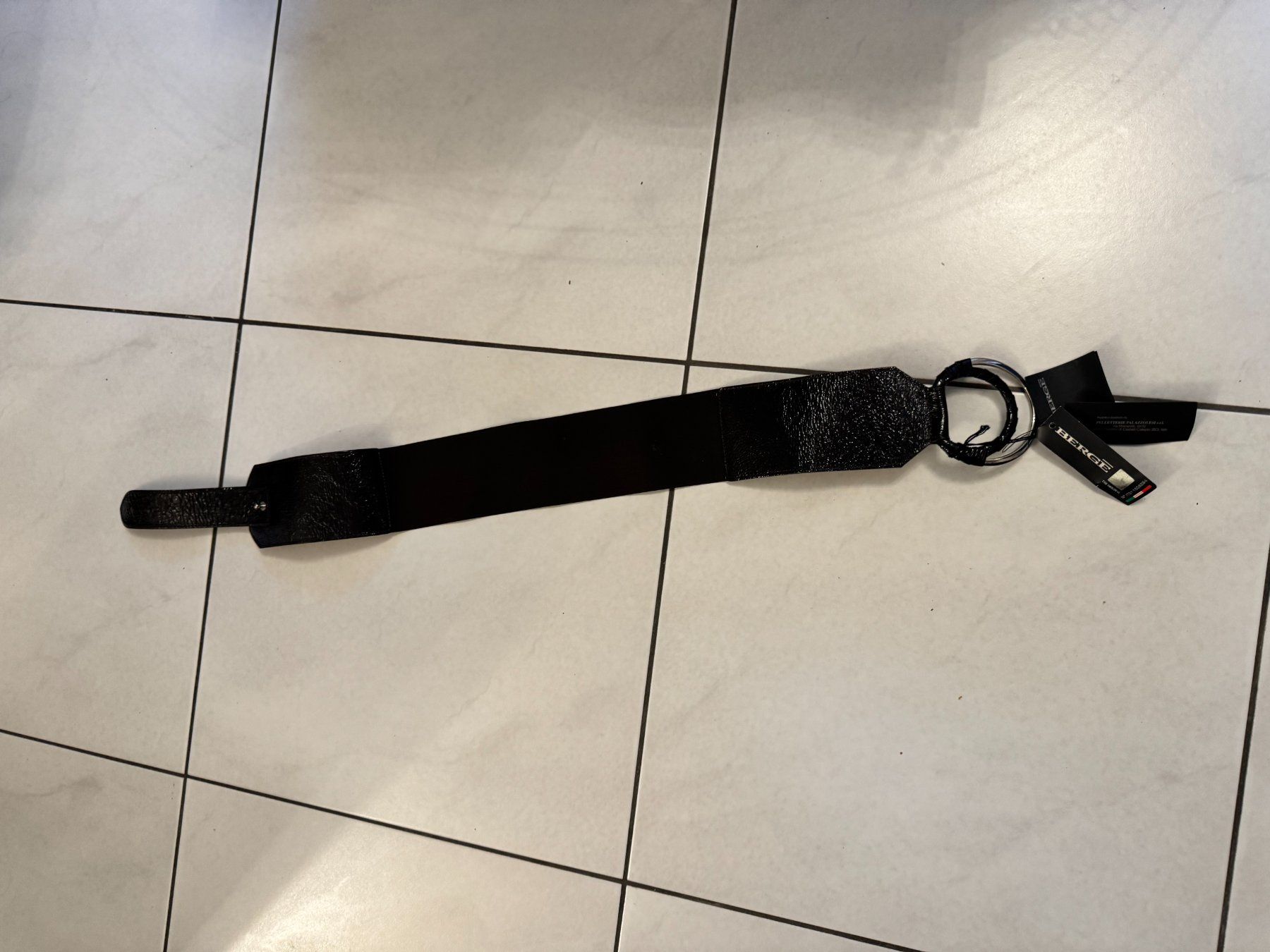 Cinture: NEU: BERGE Guertel Gr. 75 - schwarz – Nuovo e nell'imballaggio originale da Bad Ragaz venduto da kpo_b7ph 1