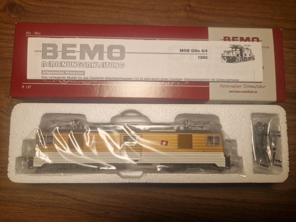 Bemo 1280 345 MOB GDe 6005 “goldenpass” (Gebraucht) in Unteriberg für ...