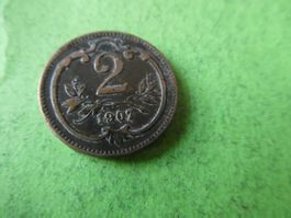 Oesterreich 1907, 2 Heller