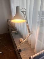 Vintage Architektenlampe weiss Pileprodukter Lanskrona SND