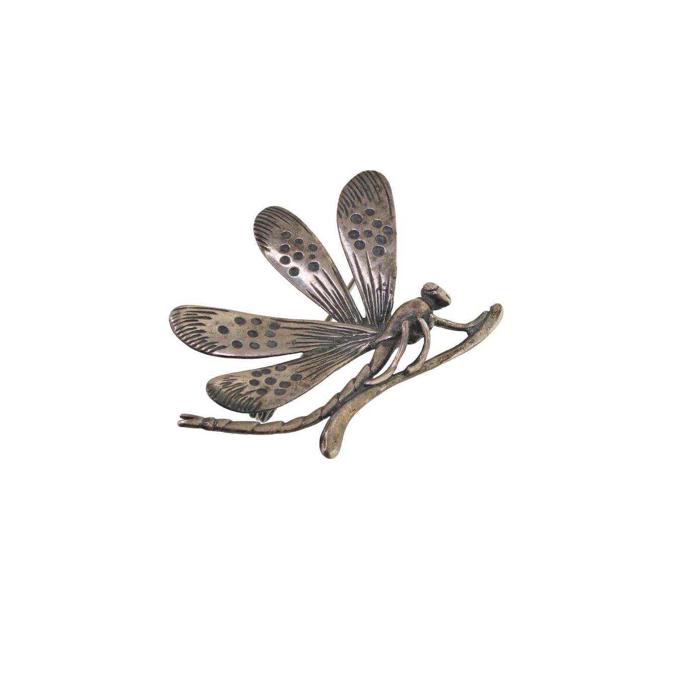 Broschen & Nadeln: Silberne Libellen-Brosche – Gebraucht aus Zürich von Vintage-Jewellery 1