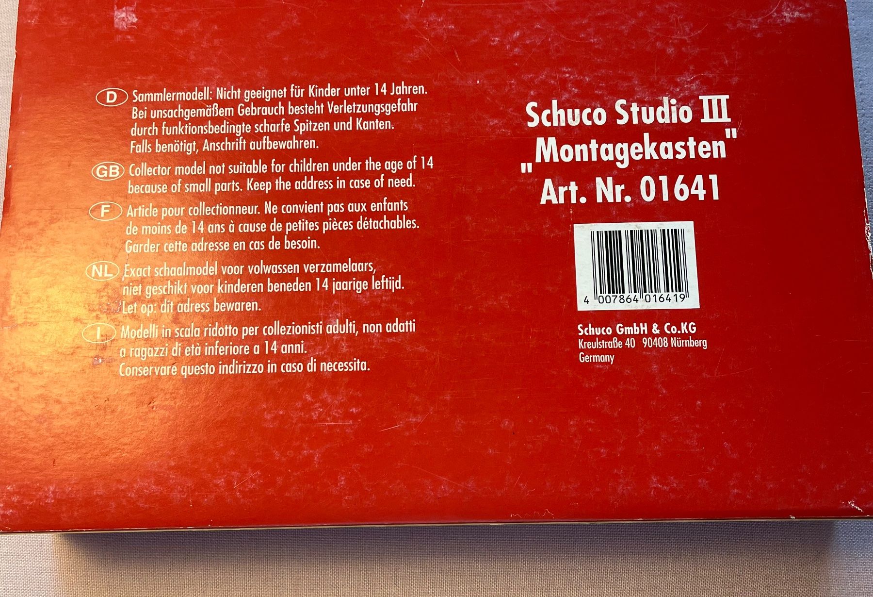 Schuco Modellini d'auto: Schuco Bausatz Exclusiv Modell Studio 3 1999 – Nuovo e nell'imballaggio originale da Roggwil TG venduto da Jolivon63 5