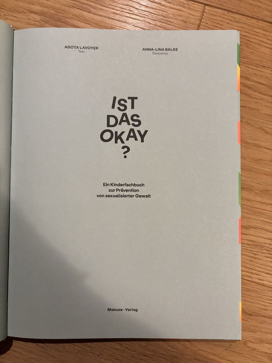 Libri: Präventionsbuch: Ist das okay? – Nuovo (secondo la descrizione) da Grafenried venduto da Tina_Imhof 1