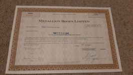 Aktie Medallion Books Limited