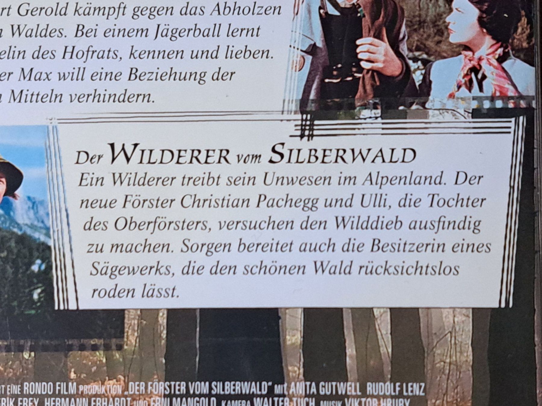Alle DVDs: DVD Der Förster vom Silberwald - Der Wilderer vom Silberwald – Neu (gemäss Beschreibung) aus Unterseen von Kanica 3