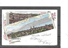 VD  Souvenir de Lausanne 1902 (Litho)