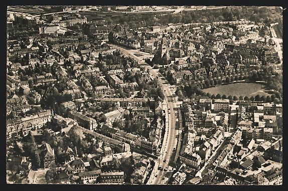Cartoline postali: Basel, Strasse Spalenring mit Pauluskirc – Usato da Berlin venduto da bartko-reher