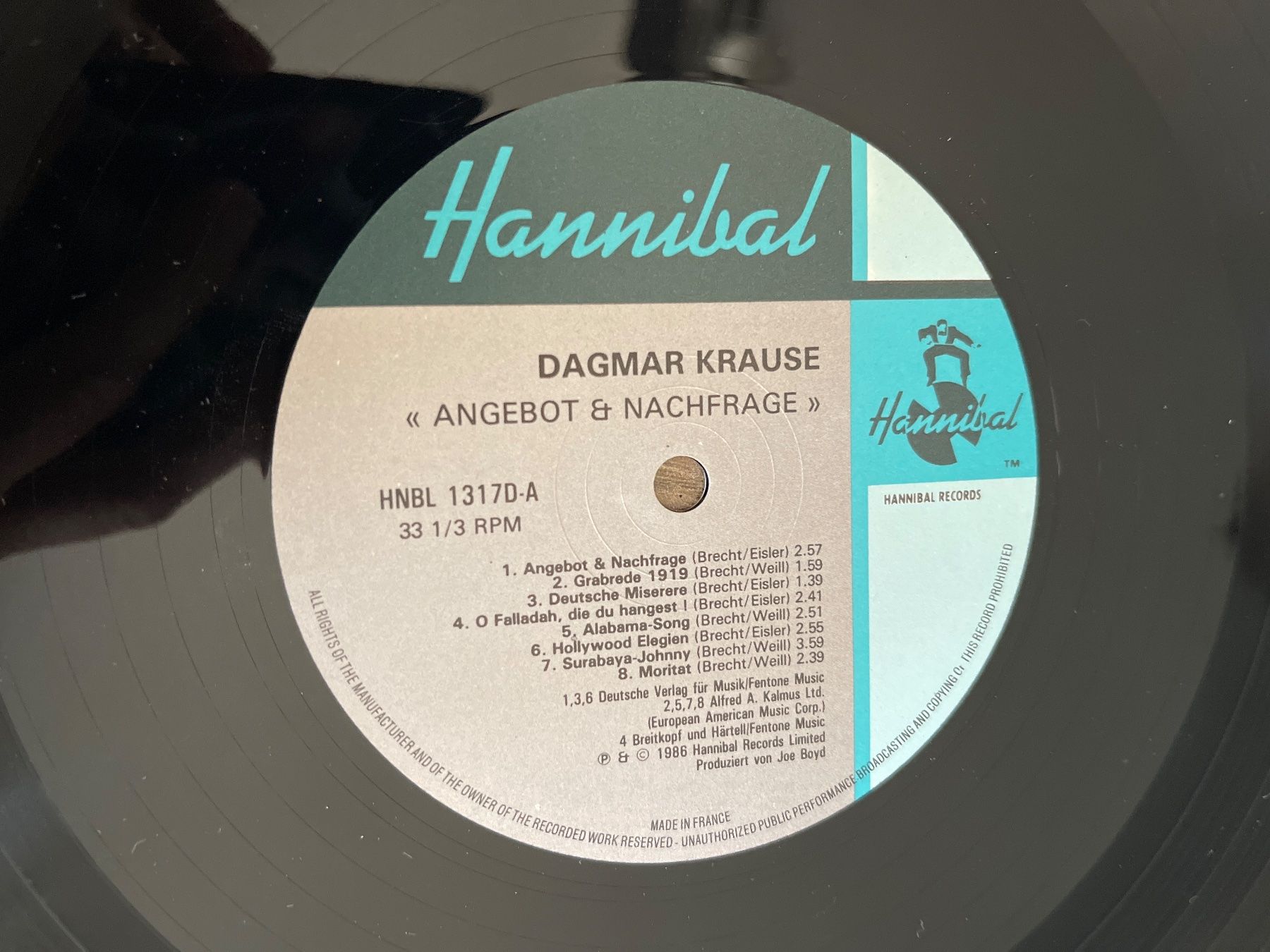 Dischi in vinile: S131/Dagmar Krause - Angebot & Nachfrage – Usato da Frutigen venduto da Philippe_jsp 2