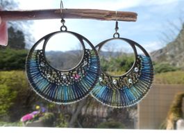 Boho Ethno-Style, Bunte Fadenspanntechnik / NEU
