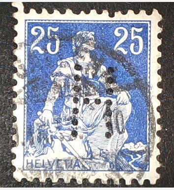 Tous les timbres: Perfin   81 – D'occasion à Opfikon par webstar30