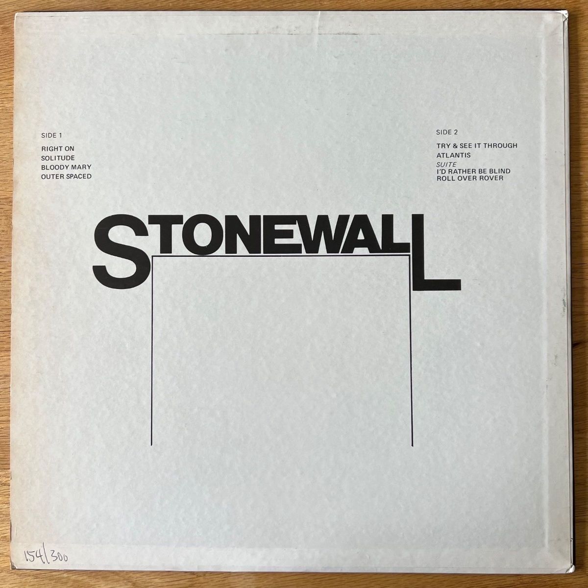 Schallplatten: Stonewall - Same / Unofficial. Release 1992 - TOP – Gebraucht aus Gais von soundcave57 1