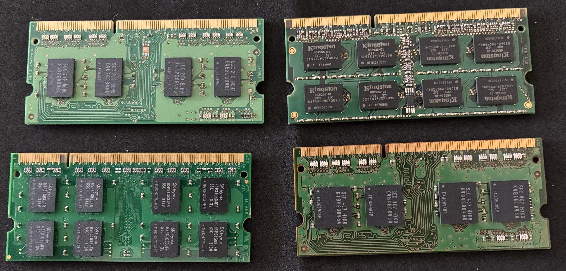 Memoria / RAM: 4 verschiedene kurze RAM Chips ab 1 Fr. – Usato da Köniz venduto da Habenix 1