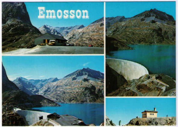 Cartes postales: Emosson - 4 Bild AK – D'occasion à Binningen par Mountainrider