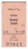 Billette Erlen - Amriswil - Kradolf