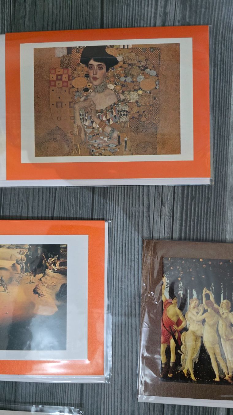 Cartoline: Kunst Grusskarten - Botticelli / Klimt / Dalí – Nuovo (secondo la descrizione) da Thalwil venduto da VitaMini 1