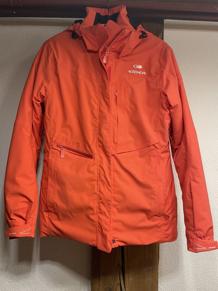 Eider Jacken: Winterjacke von Eider, Top Zustand, Grösse 38, Orange – Gebraucht aus Schafhausen i. E. von Hublina