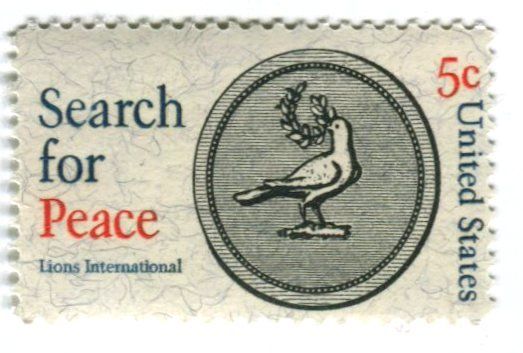 Tutti i francobolli: Briefmarke "Frieden". USA – Nuovo e nell'imballaggio originale da Basel venduto da Butsch5
