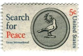 Briefmarke "Frieden". USA