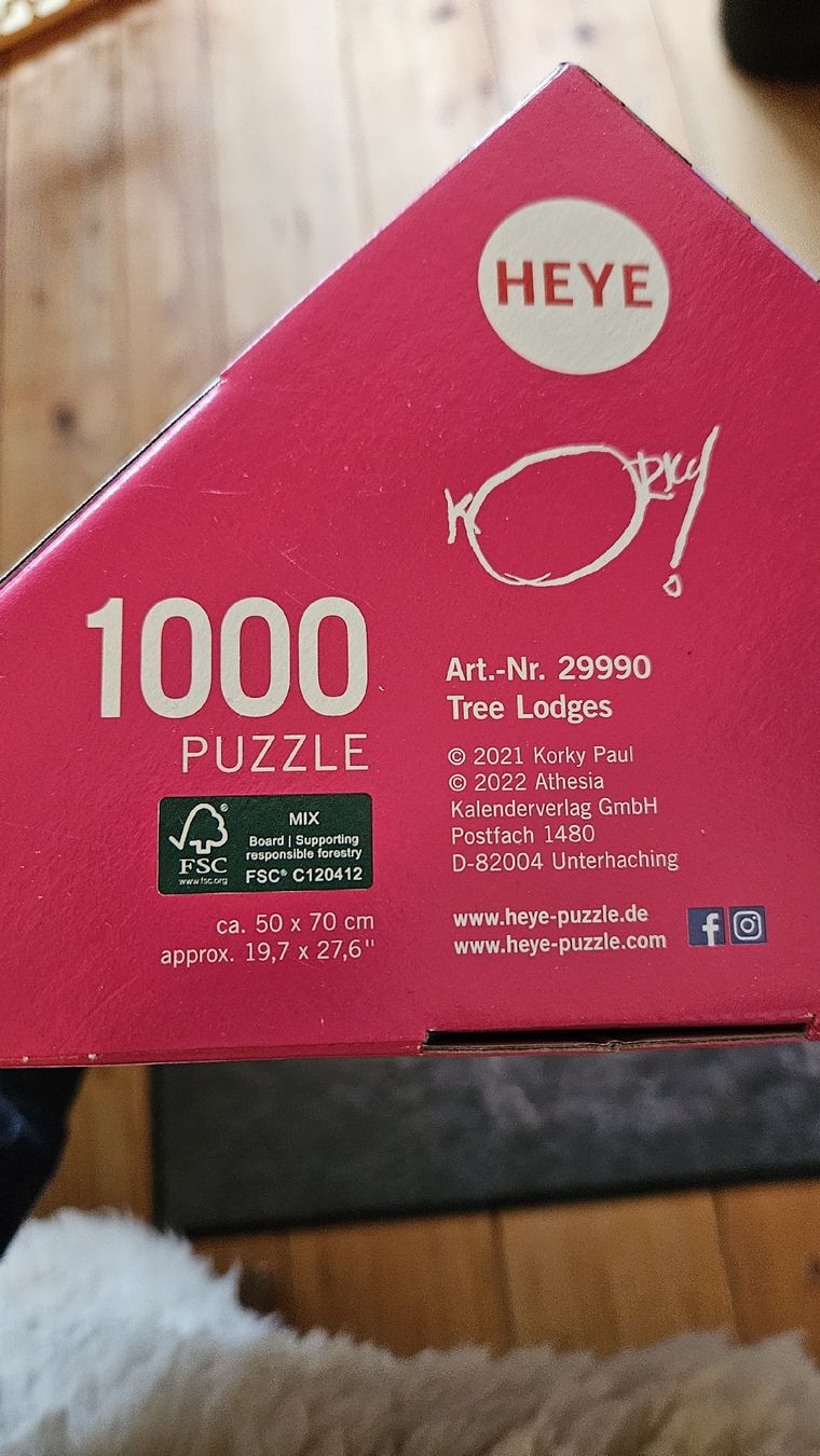 Heye Puzzle: Heye Puzzle 'Tree Lodges' – Nuovo (secondo la descrizione) da Teufen AR venduto da patchouli13 1